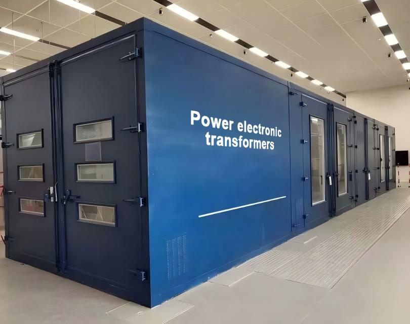 Four-port power electronic transformer for solid state transformer applications